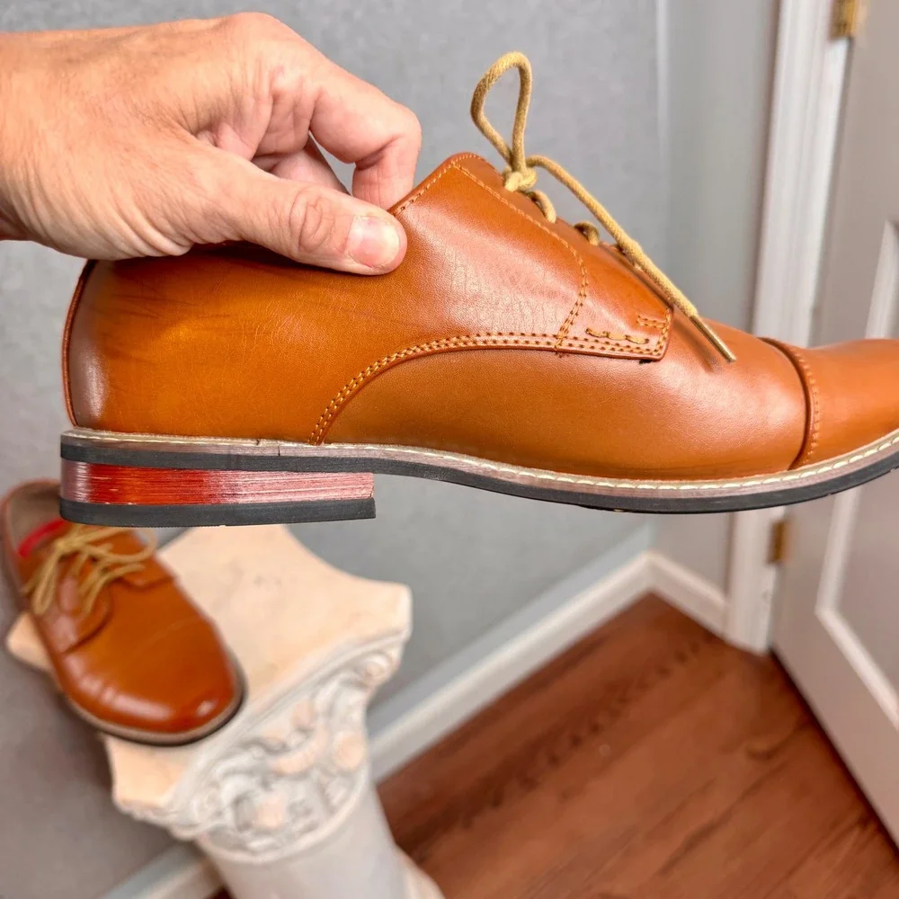 Bruno Marc Oxford Dress Shoes PRINCEWIDE Mens Cap‎ Toe Size 11W